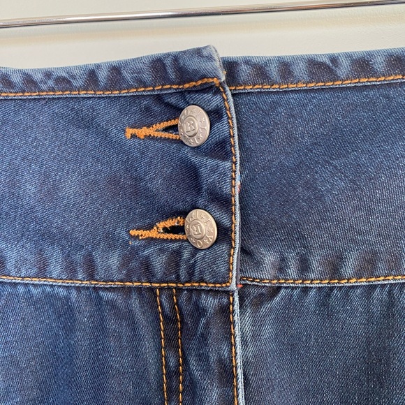 OILILY embroidered denim skirt Size 38 - Picture 8 of 11